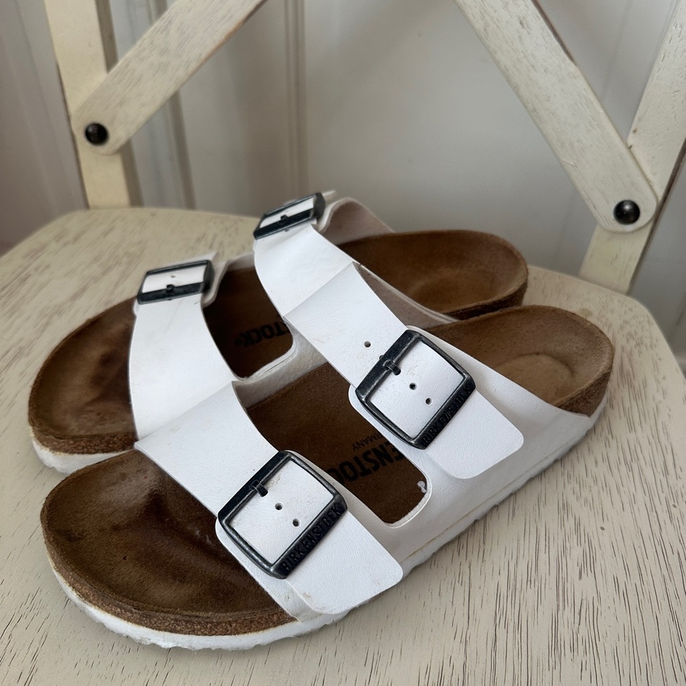 Birkenstock White Arizona EU 38, US 8